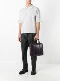 printed logo laptop bag