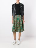 printed full midi skirt