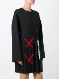 logo print dress
