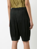 pleated shorts