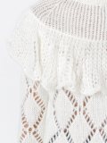 ruffle front jumper