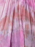 tie-dye chiffon peasant blouse