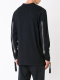 zip cuff T-shirt 