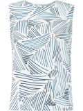 sleeveless printed blouse