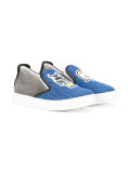mesh slip-on sneakers 