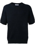 ribbed stitch T-shirt 