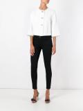 three-quarters sleeve boxy jacket