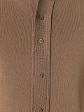 buttoned shoulder polo shirt