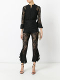 floral lace jumpsuit