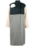 patchwork oversized coat 