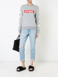 logo print sweatshirt