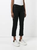 cropped bootcut jeans