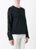 embellished sleeve top