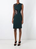 lace insert shift dress