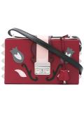 floral motif crossbody bag
