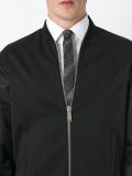 skinny diagonal pattern tie