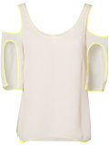 contrast flared top
