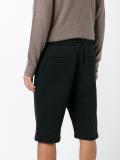 knee-length shorts
