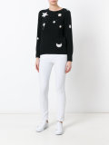 moon and star print top