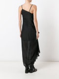 ruffled asymmetric dress