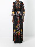printed maxi dress