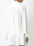 tied neckline blouse 