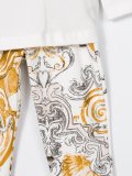 logo print trouser set