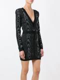 leopard pattern mini dress 