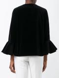 draped sleeves boxy jacket