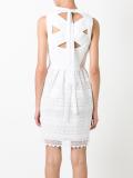 sleeveless flared dress