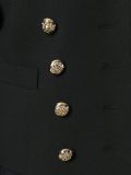 double breasted cropped fitted jacket