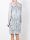 guipure lace panel dress 