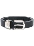 square buckle thin belt