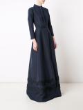 'Faille' embroidered trench gown