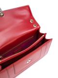 flap closure shoulder bag