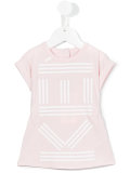 logo print dress