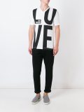 Love logo v-neck T-shirt