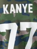 camouflage print T-shirt