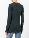 elongated sleeves T-shirt