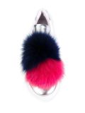 pompom application sneakers