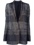 woven lurex blazer 