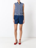 sleeveless zip playsuit 