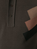 panelled polo shirt