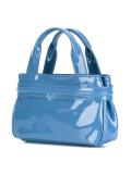 embossed logo mini tote