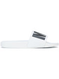 logo print slider sandals 