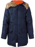 hooded padded coat 