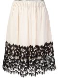 lace hem skirt