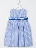 striped shift dress
