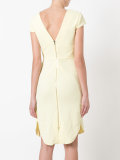 pleated hem dress