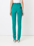 high waisted velvet skinny trousers